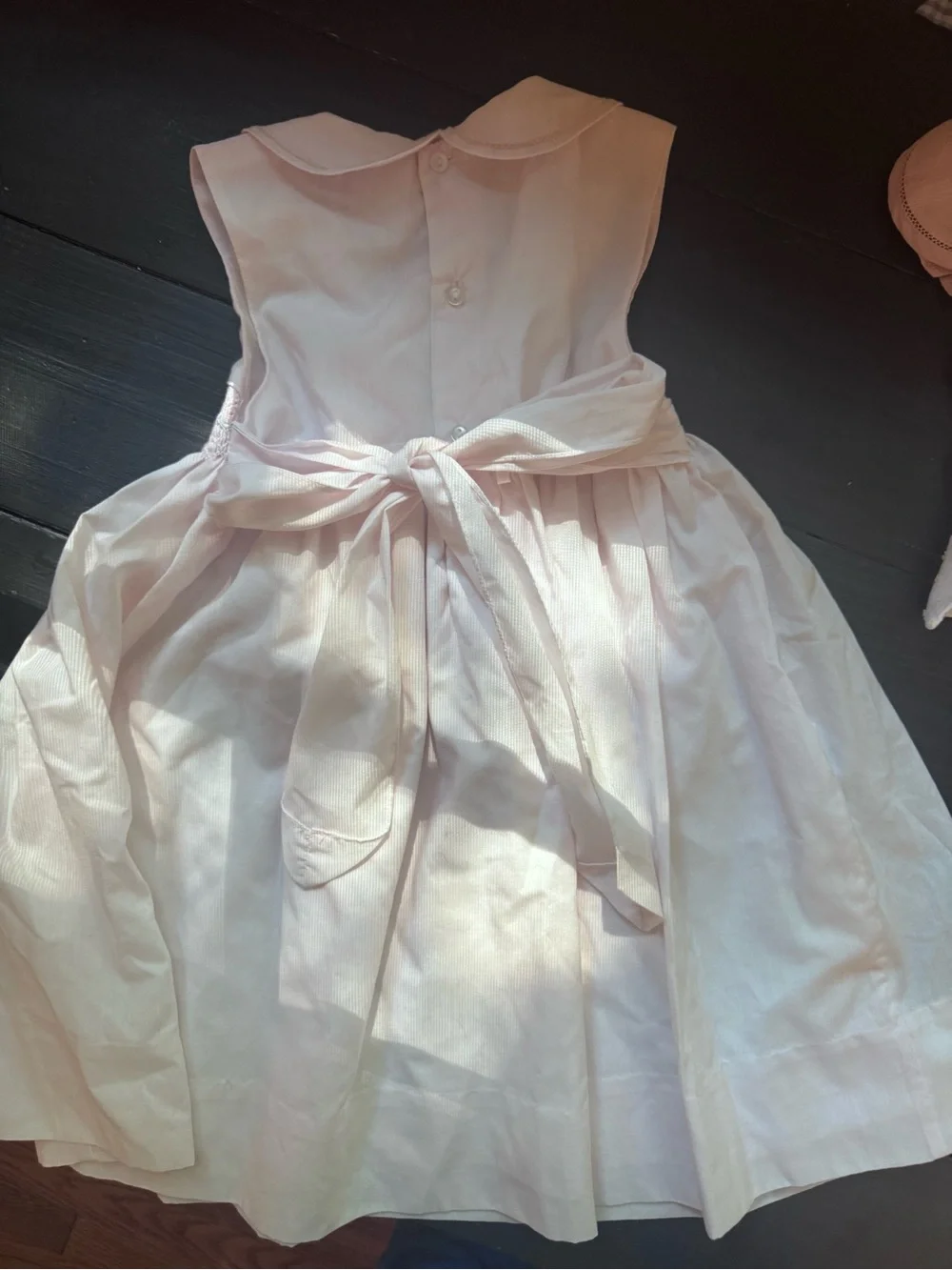 Smocked and Embroidered dress